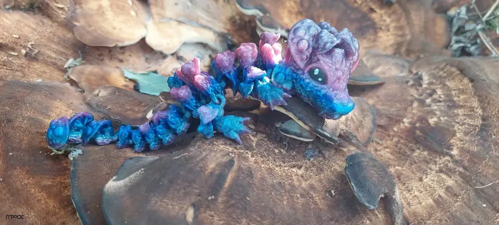 Mushroom baby dragon