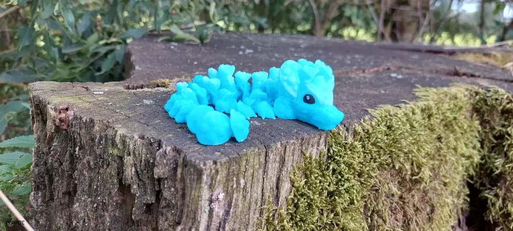 Mushroom baby dragon
