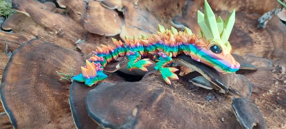 Crystal baby dragon