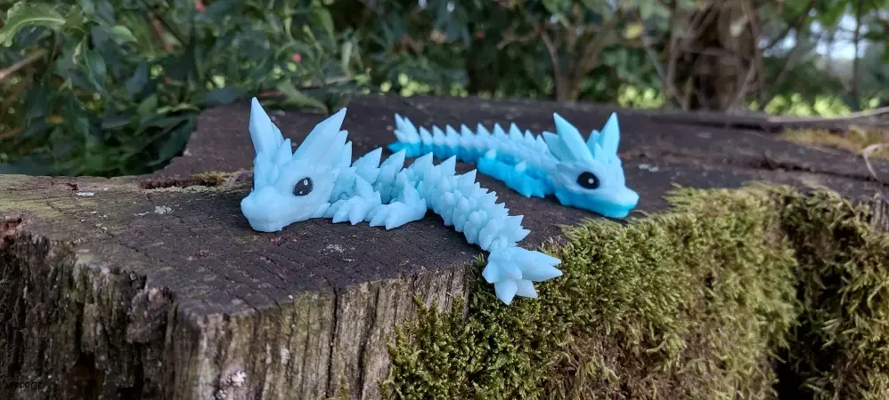 Crystal baby dragon