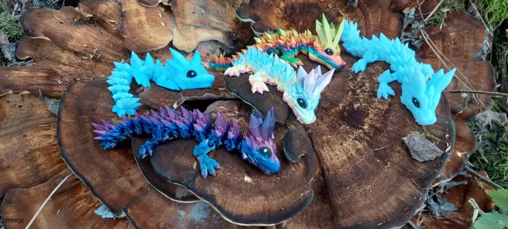 Crystal baby dragon