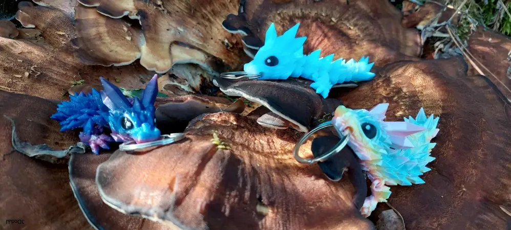 Crystal dragon klíčenka