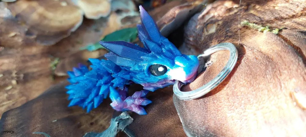 Crystal dragon klíčenka