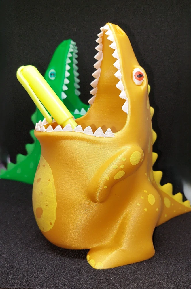 Dino stojánek na tužky - kreslený