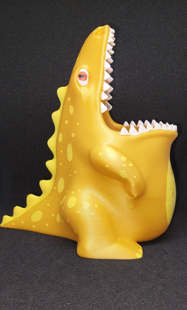Dino stojánek na tužky - kreslený
