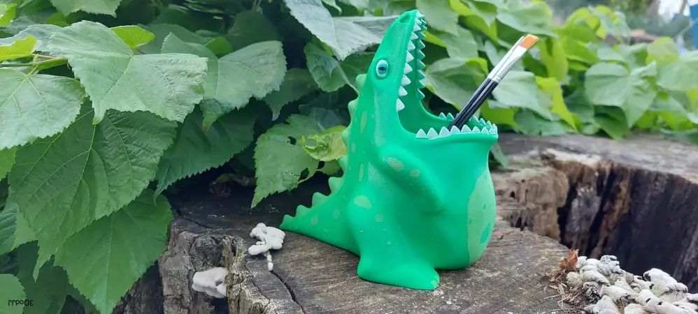 Dino stojánek na tužky - kreslený