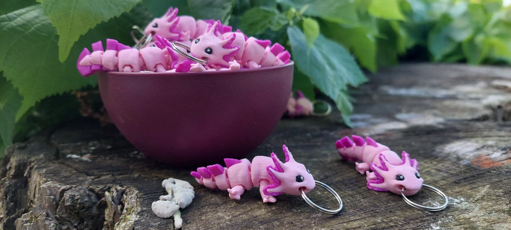 Axolotl - klíčenka