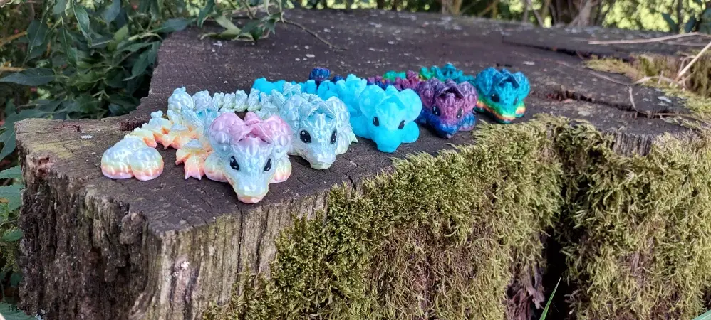 Mushroom baby dragon