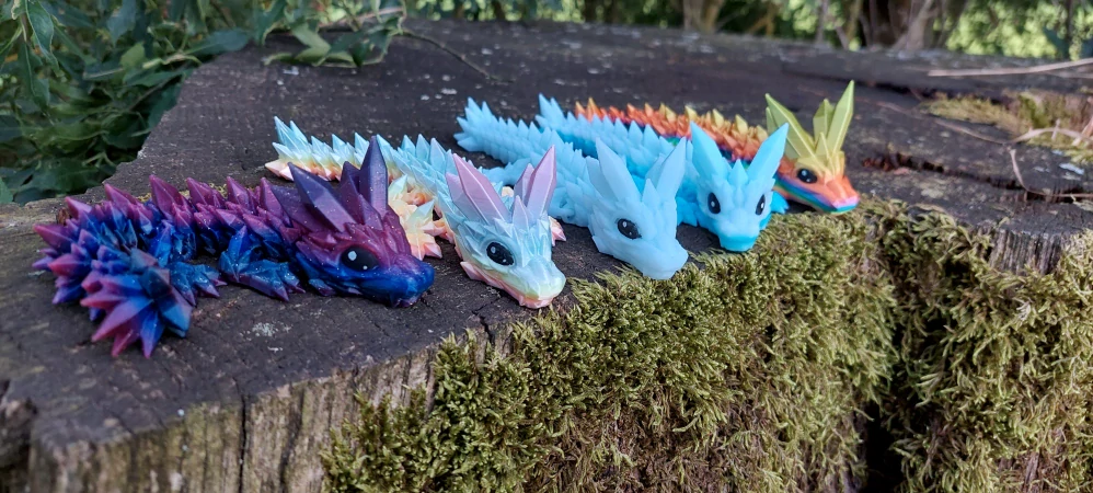 Crystal baby dragon