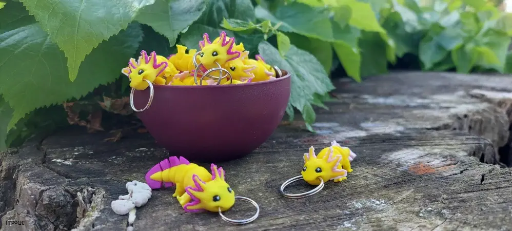 Axolotl - klíčenka