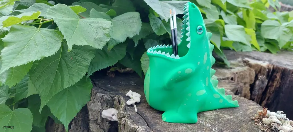 Dino stojánek na tužky - kreslený