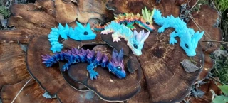 Crystal baby dragon