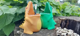 Dino stojánek na tužky - kreslený